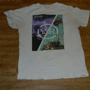 Men's Young & Reckless White T-Shirt
